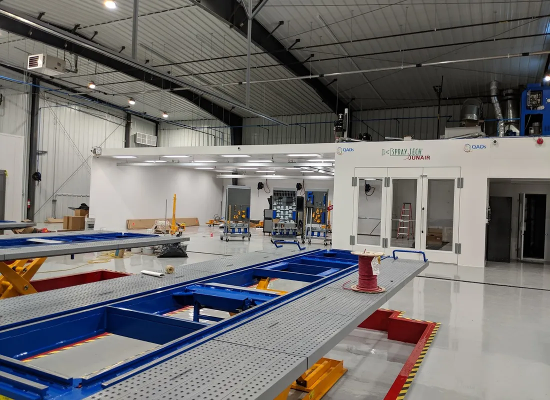 Industrial Paint Booth Installation